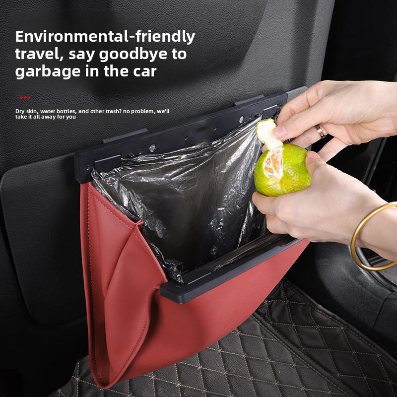 1pcs Car Leather Garbage Bags, - Leather Cleaner Interior ulasan dan harga