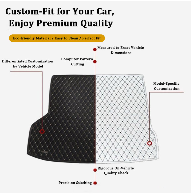Rear Trunk Mats For BMW X3 202 - Leather Cleaner Interior ulasan dan harga